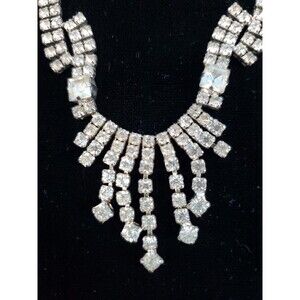 La Rel Rhinestone Choker Neclace Runway Fashion Jewelry